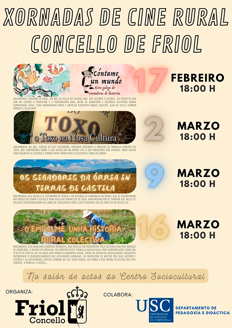 Xornadas de cine rural - Concello de Friol.