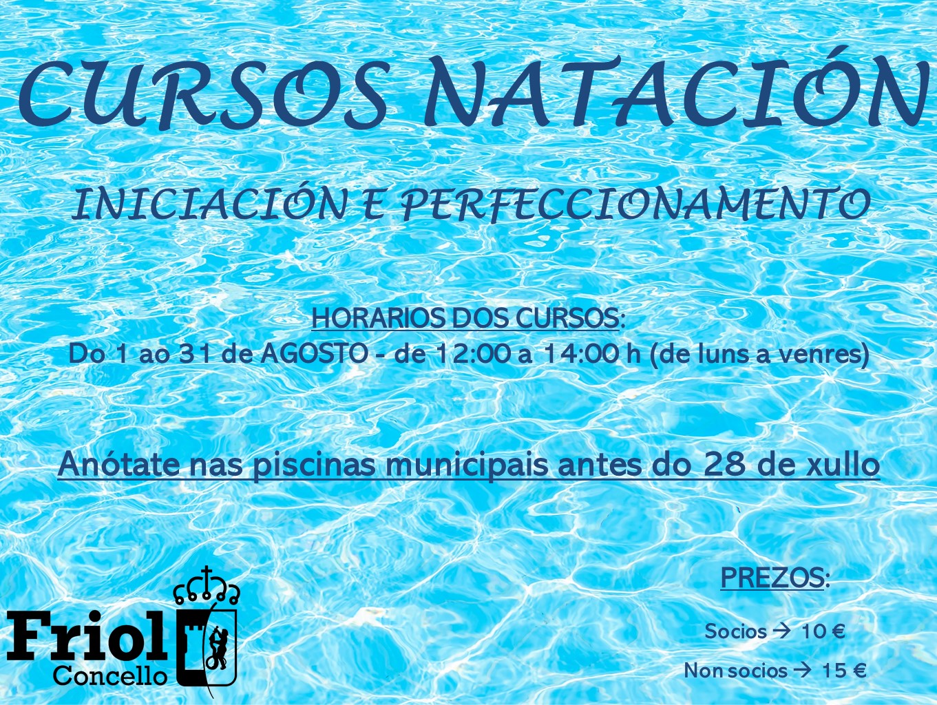 CURSOS NATACIÓN