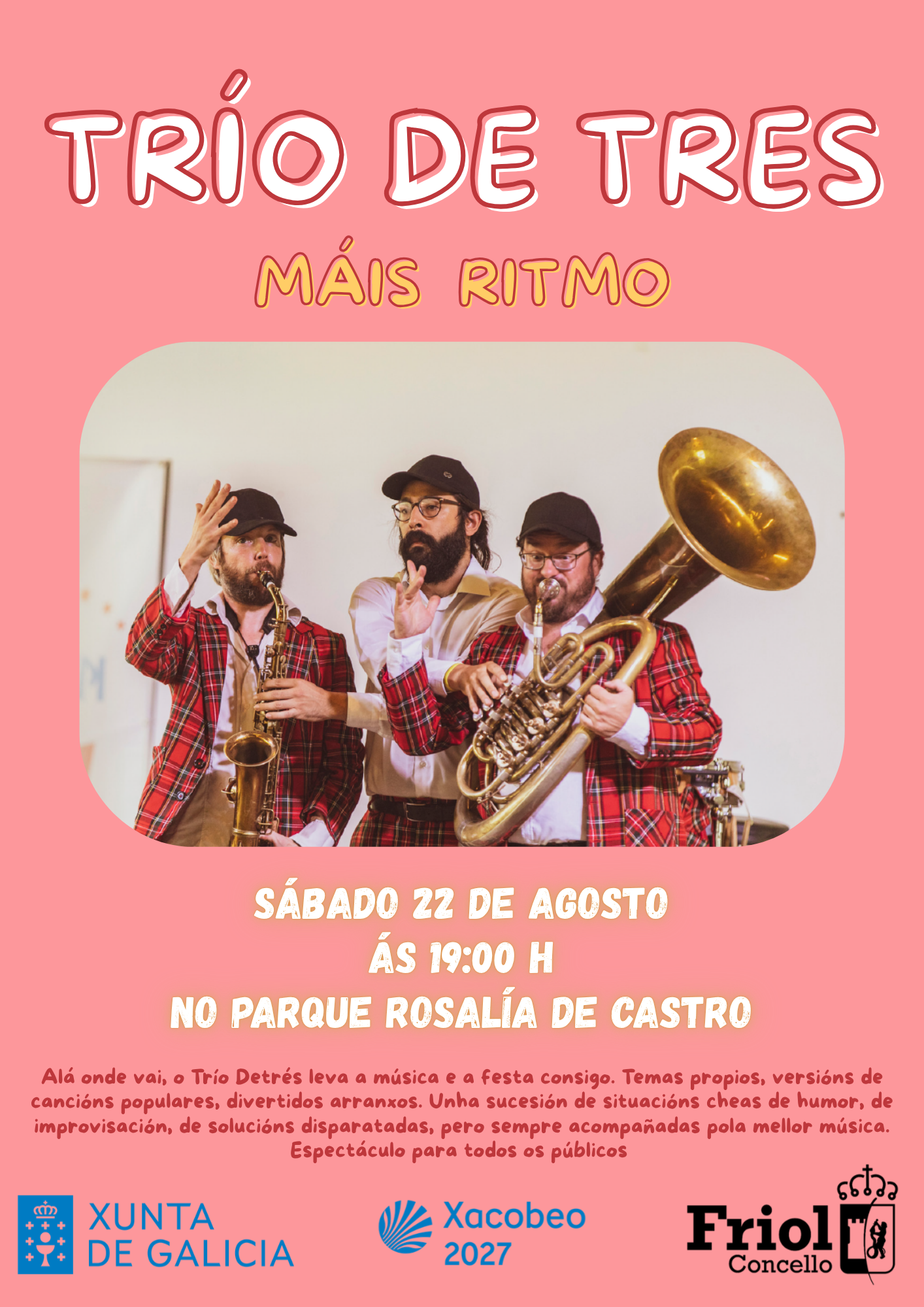 Tr&iacute;o de tres - M&aacute;is ritmo